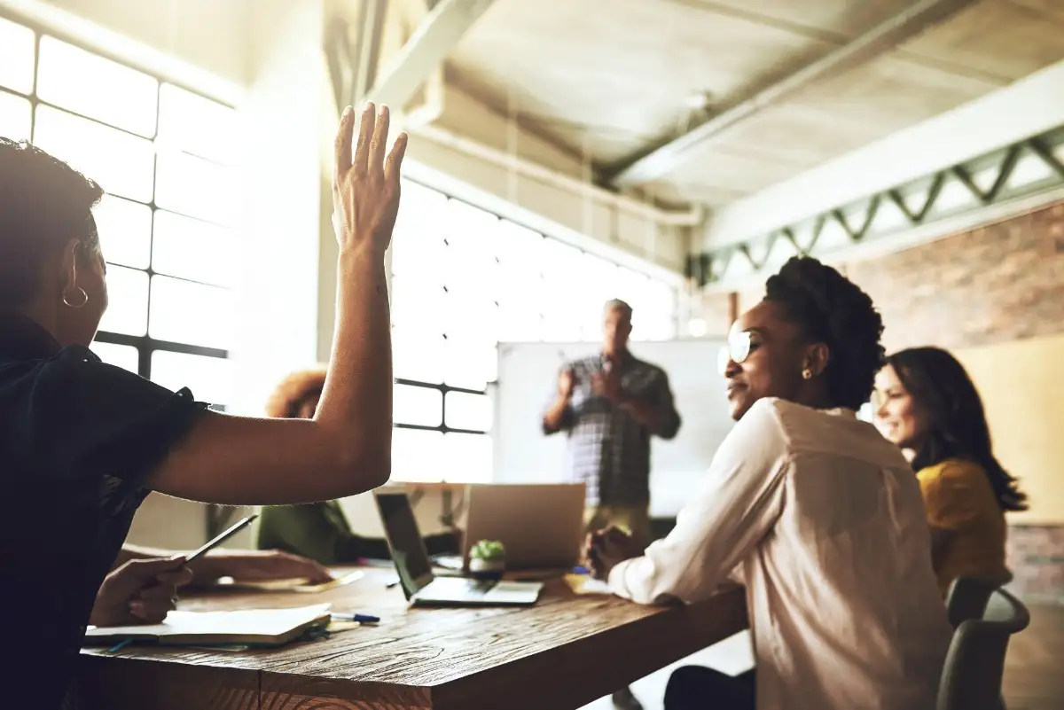 Treinamento com participação do público